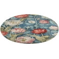 thumbnail image 1 of Boho Vintage Floral Round Rugs -Washable Non-Slip Small Round Area Rug Throw Soft Circle Rugs for Bedroom, Modern Print Indoor Carpet for Entryway Sofa Living Room, 1 of 6