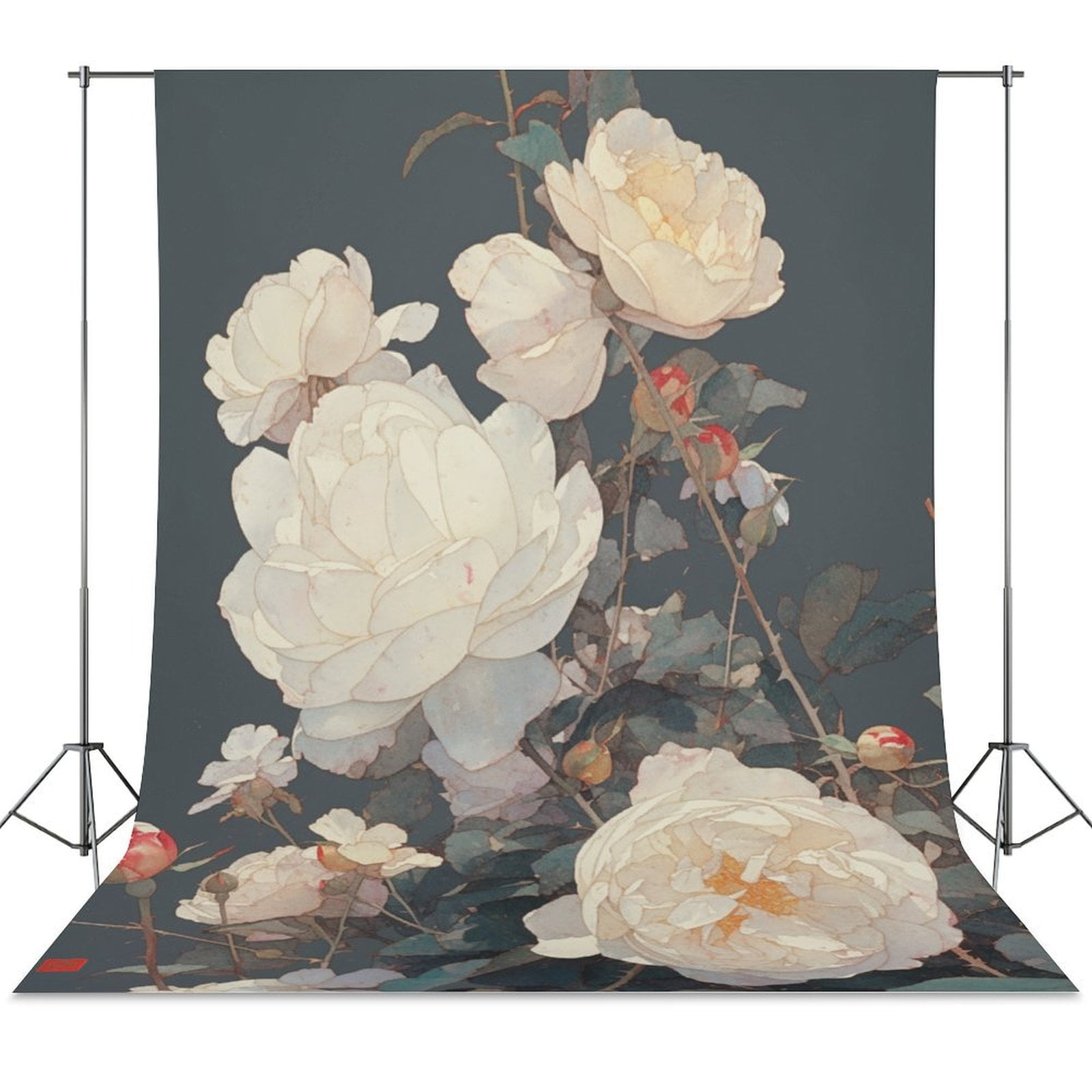 Boho Vintage Floral Spring Wall Backdrop Background Floral Backdrops ...