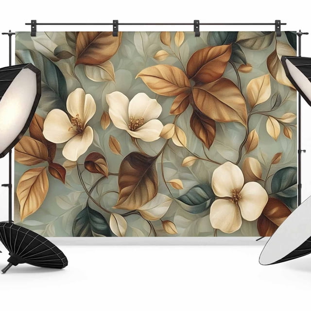 Boho Vintage Flower Backdrop for Photoshoot,Photography Photo Studio ...