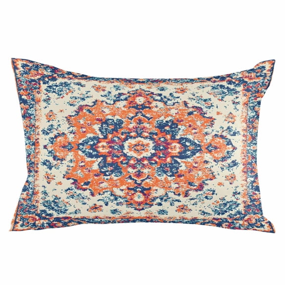 Boho Vintage Geometric Art Ethnic Body Pillow Cover, Pillowcase Protectors with Zipper, Breathable Decorative Throw Pillow Case Cover, Pillow Shams for Couch Sofa 24x36Inch