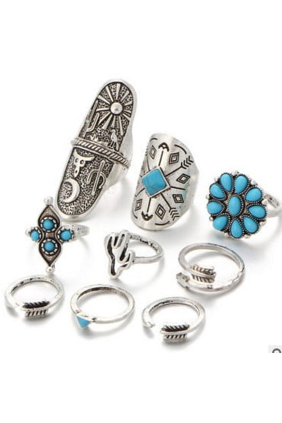 Boho Vintage Ring Sets