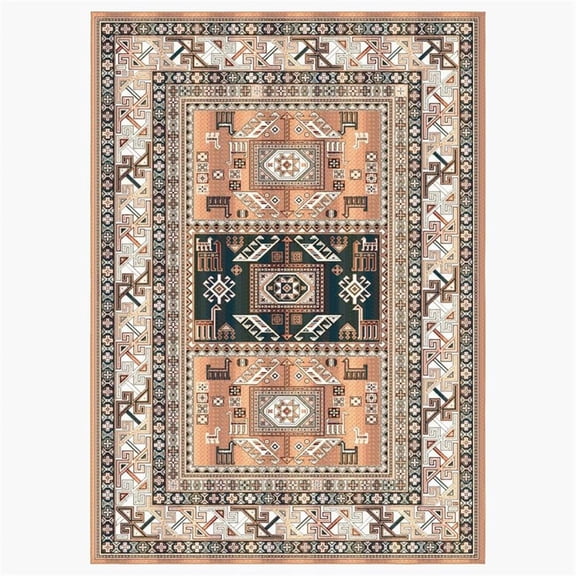 Boho Viscose Copper 4 ft. x 6 ft Viscose Area Rug