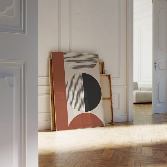 Boho Wall Art, Boho Prints, Boho Terracotta Art, Warm Neutral Art, Abstract Prints, Mid Century Wall Art, Bedroom Art, Wall Art Poster Decor, Size 16x24 UNFFRAMED F03.1.8l147