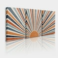 thumbnail image 1 of Boho Wall Art Colorful Sun Ray Boho Wall Decor for Bedroom Living Room Sun Wall Art Mid Century Modern Wall Art Boho Art Prints Geometric Wall Decor Boho Wall Prints Boho Sun Poster 12"x16", 1 of 14