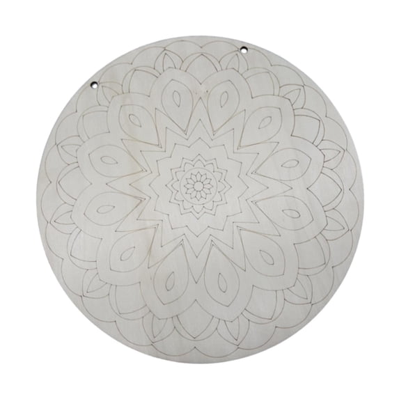 Boho Wall Art Geometric Sculpture Wood Ornament Crafted for Home Office Meditation Studio Decor