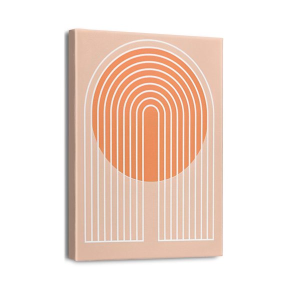 Boho Wall Decor, Canvas Print Wall Art, Mid-Century Modern sky Prints Art for Living Room, Bedroom, Kitchen, Bathroom, Home Office12x16inch