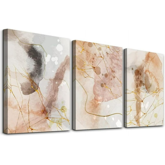 Boho Wall Decor Living Room Canvas Wall Art For Bedroom Minimalist Abstract Ink Wall Paintings Wall Decorations For Bathroom Abstract Prints Office Wall Pictures Dormitory Home Decoration