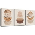 thumbnail image 1 of Boho Wall Decor Living Room Canvas Wall Art For Bedroom Minimalist Abstract Wall Paintings Roomwall Decorations For Kitchen Abstract Prints Office Wall Pictures Bathroom Home Decoration 3 Piece Set, 1 of 6