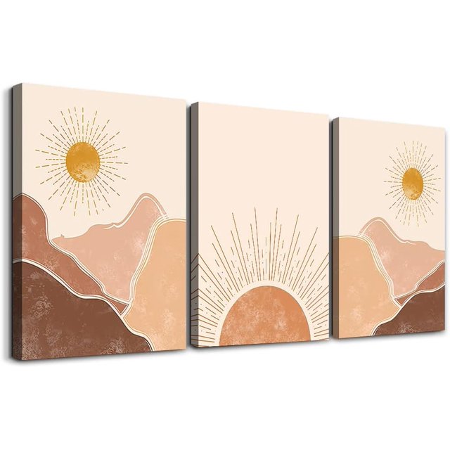 Boho Wall Decor Living Room Large size Canvas Wall Art For Bedroom