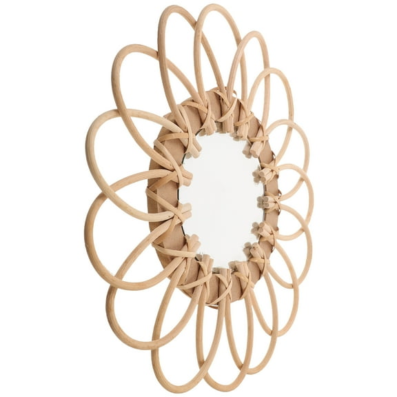 Boho Wall Mirror Dormitory Vanity Magnification Mirrored Decor Homestay