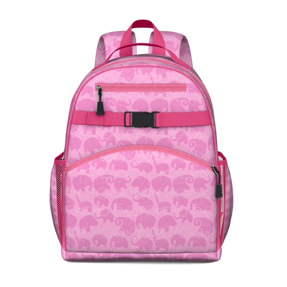 Boho Watercolor Elephant Backpack Baby Animal Print for Students with ...