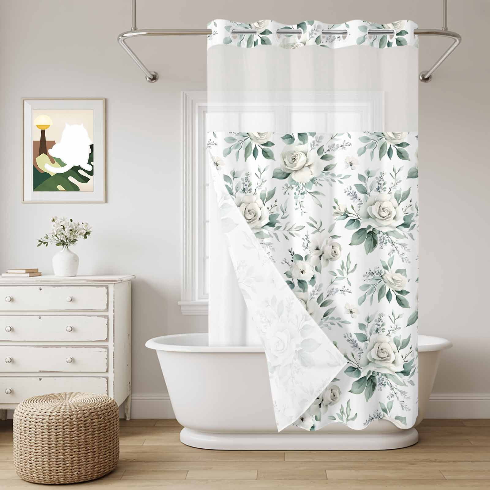 Shower Curtain See Through Topnull