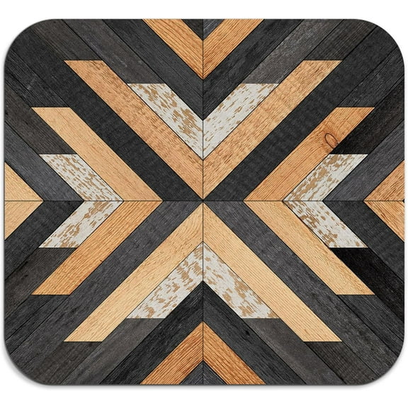 Boho Western Dish Drying Mat - Southwestern Aztec Tribal Absorbent Dish Drying Mat for Kitchen Counter, Coffee Maker Mat for Countertops, Dish Rack Drainer Mat, 16x18in -3