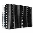 Window Kuling Unit Boho White Stripes Indoor Air Conditioner Covers for Window Units ...