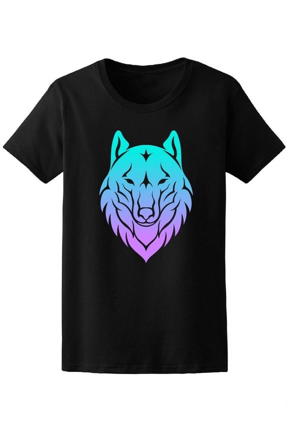 Boho Wolf In Degraded Effect T-Shirt Men -Image by Shutterstock, Male XX-Large