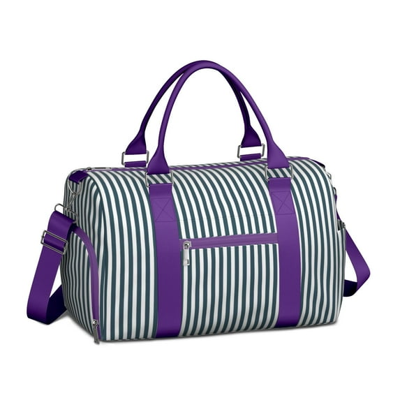 Boho Womens Gym Tote Duffle Bag with Wet Pocket & Shoe Compartment, Checkered Travel Duffel Bag Overnight Weekender Hospital Tote Mens Workout Carry on Bag with Luggage Sleeve