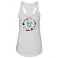thumbnail image 1 of Boho Wreath Racerback Tank Women -Image by Shutterstock, Female Small, 1 of 4