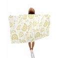thumbnail image 1 of Boho Yellow Floral Beach Towels Oversized Super Absorbent, Vintage Farmhouse Paisley Plant Leaf Lightweight Bath Towel Quick Dry Sets For Bathroom/Pool/Rv Camping/Beach Play/Gym Room/Picnic 23"x47", 1 of 8