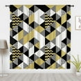 thumbnail image 1 of Boho art Window Curtains, Abstract Geometric Pattern Window Treatment Blackout Curtain, For Office Bedroom Bar Divide Privacy Decor(Rod Pocket), 1 of 5