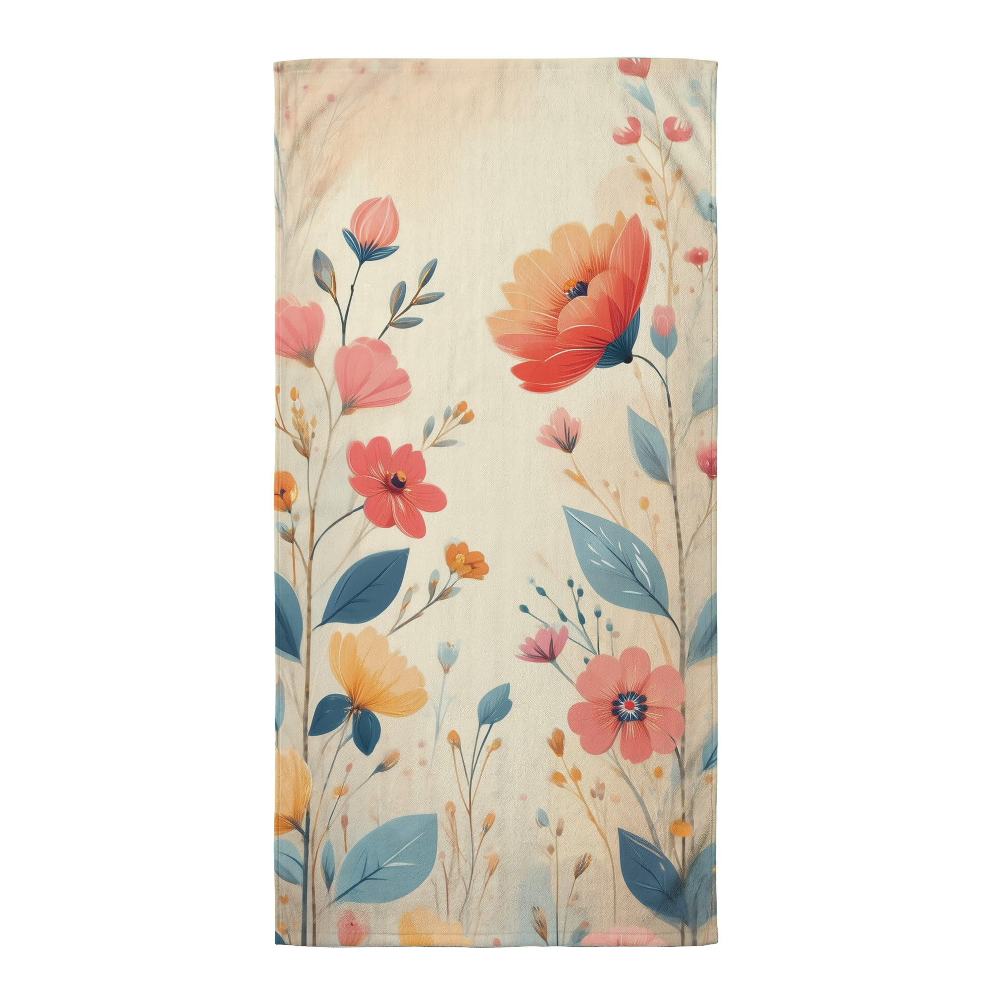 Boho beach towels a bunch of flowers that are on a wall beach towels ...