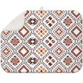 thumbnail image 1 of Boho floral dish drying mat 18x24 Inch made of soft microfiber, super absorbent and washable, perfect for kitchen counters and coffee bars, 1 of 5