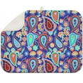 thumbnail image 1 of Boho floral dish drying mat 18x24 Inch made with super absorbent microfiber, soft and durable, perfect for kitchen counters and dish racks, 1 of 5