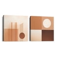 thumbnail image 1 of Boho with Mid-Century Wall Decor Modern Bathroom Decor for Office Bedroom Kitchen Dining Room 12x12 Inch 2PCS, 1 of 2