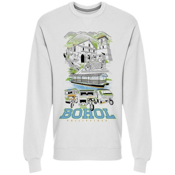 Bohol Philippines Sweatshirt Men -Image by Shutterstock, Male Medium