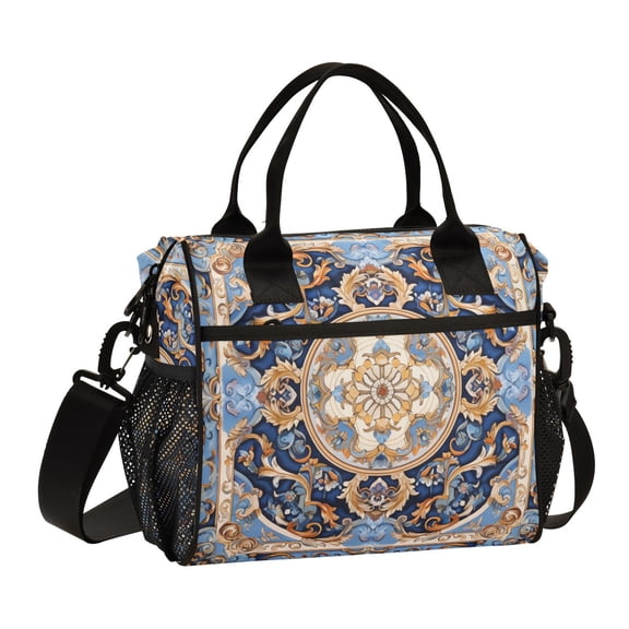 Bohomia Pattern Cooler Bag Lunch Bag Soft Cooler Cooling Tote Insulated Lunch Box for Adult Men Women