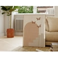 thumbnail image 1 of Bohomodern Wall Print, Mid Century Modern Wall Art, Muted Tones Decor, Earth Tones Art Print, Minimalist Poster, Butterfly Print Wall Art, Modern Wall Decor, 8x12 UNFRAMED, 1 of 2