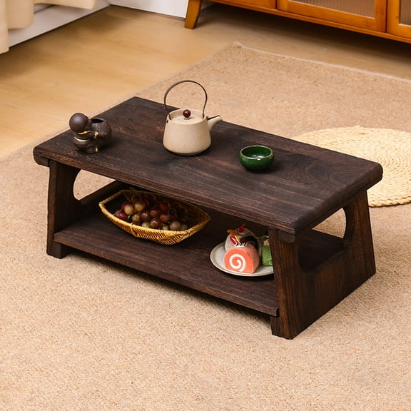 Bohorizon Altar Table for Spiritual, Japanese Table for Floor, Folding Meditation Tables for Dining & Puja