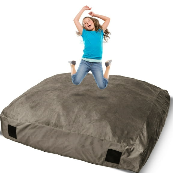 Bohorizon Crash Pad for Autistic Child, Sensory Crash Mat Gymnastics Equipment for Kids, Gray