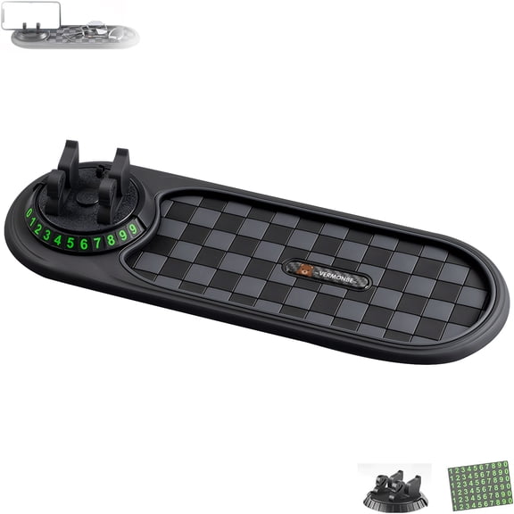 Bohorizon Multifunction Car Anti-Slip Mat, Dashboard Phone Holder, Car Parking Mat
