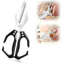 Bohorizon Seattleget Multifunctional Heavy-Duty Kitchen Shears, 2 in 1 Kitchen Scissors (Black)