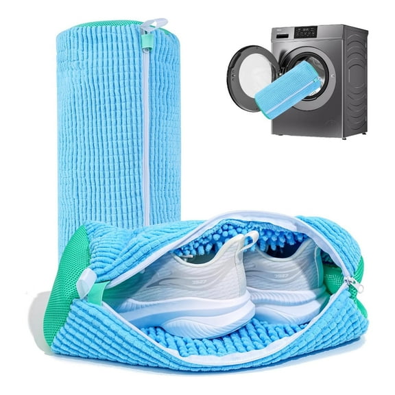Bohorizon Shoe Washing Machine Bag, Reusable Laundry Shoe Bag 15.3 X 7.5 Inch,Pack of 2, Blue