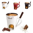 thumbnail image 1 of Bohorizon Sweet Fondue Cup,Chocolate Fondue Mug,Mini Individual Melting Cups for Dipping(White), 1 of 7