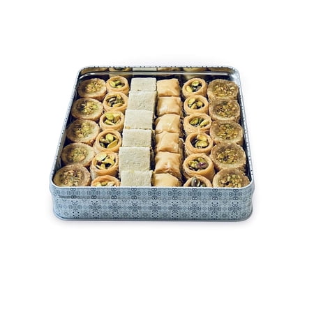 Bohsi 1870 - Premium Mediterranean Pistachio Baklava Mix (34 Pieces)