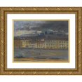 thumbnail image 1 of Bohumil Kubišta 18x15 Gold Ornate Wood Frame and Double Matted Museum Art Print Titled - Florence, 1 of 4