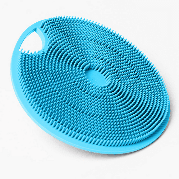 Boie, Exfoliating Scrubber with Handle, Blue