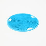 Boie USA Flat Body Scrubber - Handheld Exfoliating Loofah Alternative (Blue)