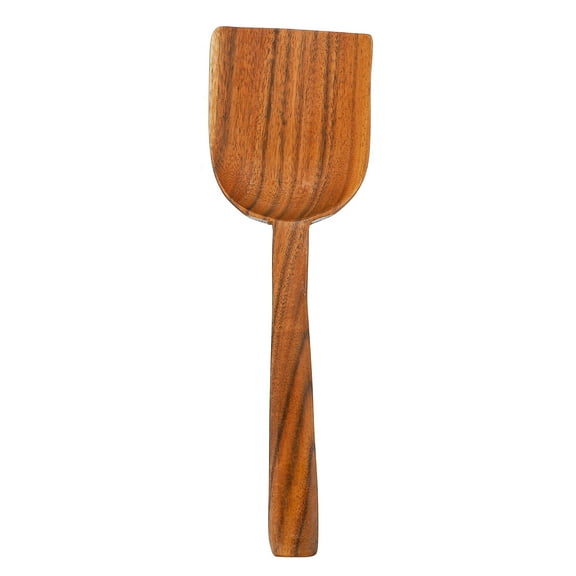 Boil Wok Spoon Teak Cooking Spatula Kitchen Cookware Spatula 25.7x8.5cm