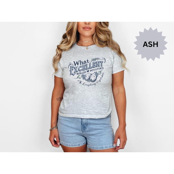 Boiled Potatoes, What Excellent Boiled Potatoes Y2K Tee, Jane Austen Tee, Fitzwilliam Darcy Tee, Potato Graphic Tee, F1777 Tshirt All Size S-5XL