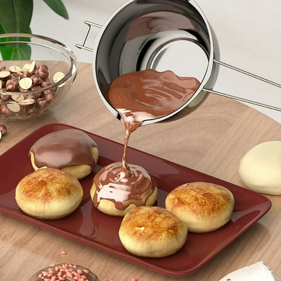 Boiler Pot Melting Bowl with 304 Stainless Steel for Melting Chocolate Candy Cheese Butter and Candle Wax Making B