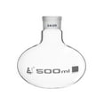 thumbnail image 1 of Boiling Flask with 24/29 Joint, 500ml Capacity, Flat Bottom, Interchangeable Screw Thread Joint, Borosilicate Glass - Eisco Labs, 1 of 1