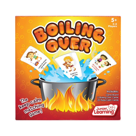 Boiling OverJunior Learning for Ages 5-9+ Kindergarten to Grade 5 Learning, Character Education - Learn Anger Management Skills, Perfect for Home School, Educational Resources
