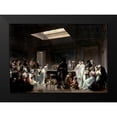 thumbnail image 1 of Boilly, Louis Leopold 24x18 Black Modern Framed Museum Art Print Titled - A Game of Billiards, 1 of 4