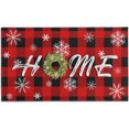 thumbnail image 1 of Boilopp Home Christmas Doormat Outdoor Entrance Non-Slip Christmas Front Door Mat Xmas Decorative Washable Winter Holiday Welcome Doormat 17"x30" Merry Christmas Decor for Indoor Outdoor, 1 of 1