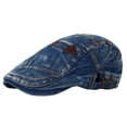 thumbnail image 1 of Boinas Para Hombre! Yigetop Newsboy Hats Flat Cabbie Driving Hat Cotton Dad Cap for Men Women Newsboy Cap for Men Blue2 A, 1 of 4
