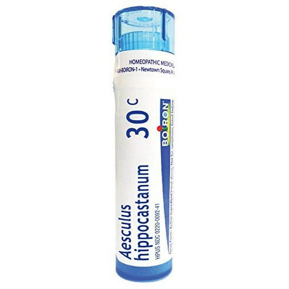 Boiron Aesculus Hippocastanum 30C (Pack of 5), Homeopathic Medicine for Hemorrhoids