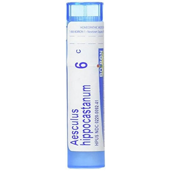 Boiron Aesculus Hippocastanum 6C (Pack of 5), Homeopathic Medicine for Hemorrhoids